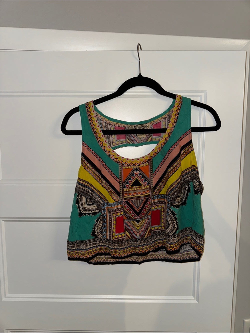 Flying Tomato Printed Crop Tank Top